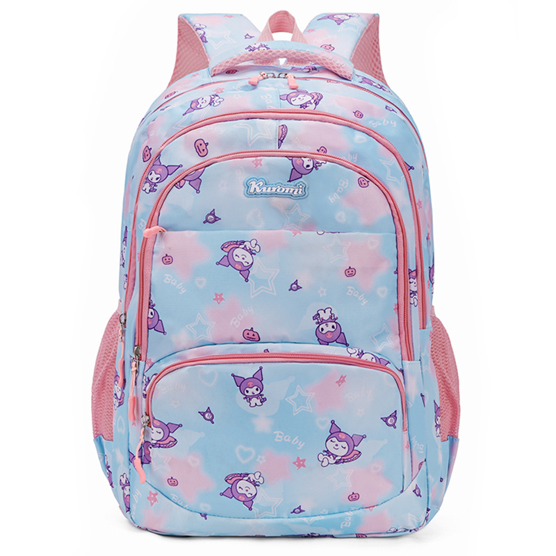 Nuevo estilo de comercio exterior mochila de gran capacidad para mujer linda escuela de escuela primaria de alto valor mochila doble informal para estudiantes neutrales