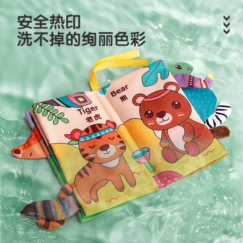 Тканевая книга для малыша, игрушка, 0–3 года, обучение, раннее образование