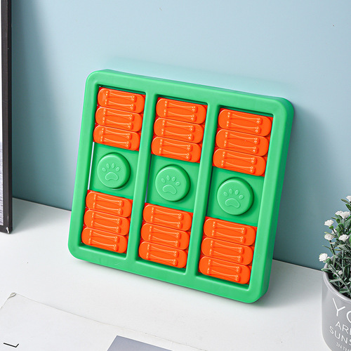 Amazon cross-border pet supplies dog educational toys slow food plate hidden food dog bowl cat basin dog basin toy wholesale