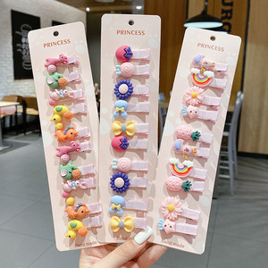 Children hairpin new little girl hairpin girls lovely duckbill clip hair amount less bang clip to wholesale baby