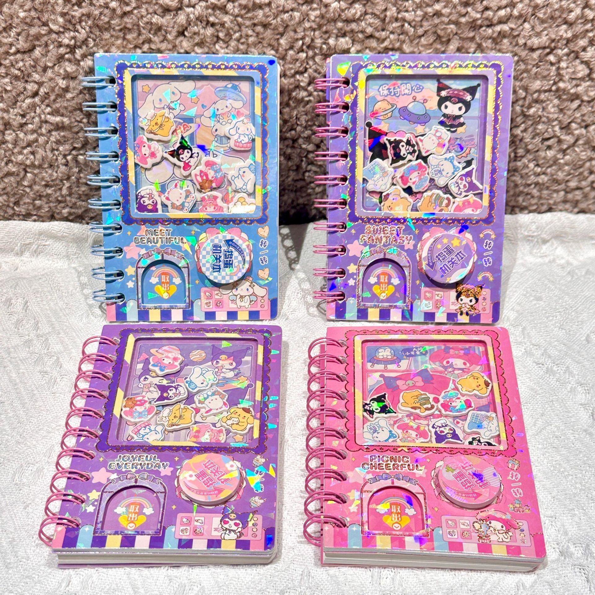 Libro de bobina Sanliou de alto valor Notebook Stitch Student Cuaderno de diario de bobina de 100k