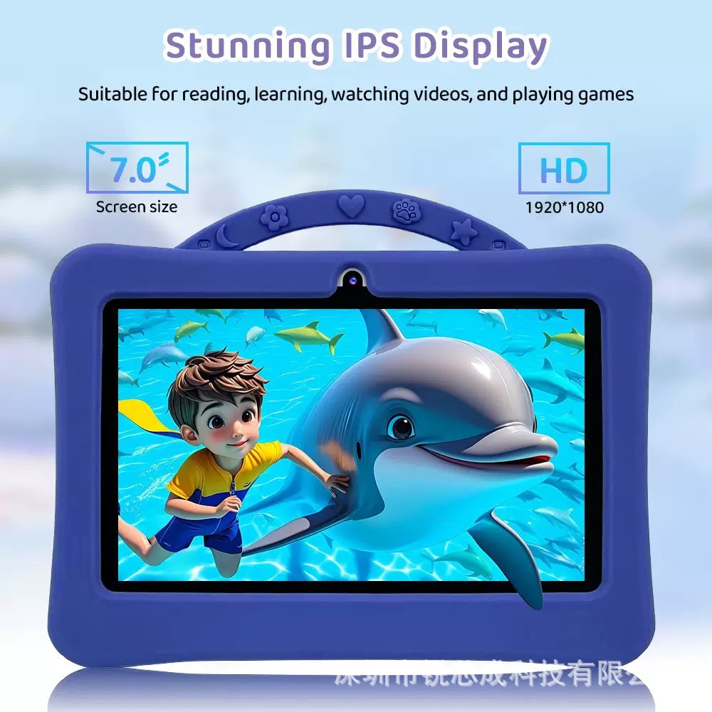 Cross-Border Foreign Trade Wholesale Children's 7inch Tablet Computer iPad Learning Machine Android Game Console Hd Screen Smart Device