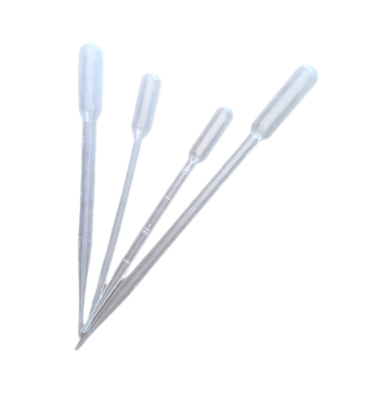 Postal gratuito pipeta de plástico desechable pipeta de Papanicolau con escala de espesamiento 1ml 3ml 5ml 10ml