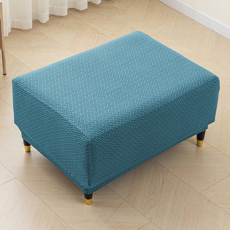 Fundas para pedales de sofá todo incluido, fundas protectoras elásticas, fundas cuadradas para pedales para cambiar zapatos, universales para todas las estaciones, fundas para taburetes bajos.