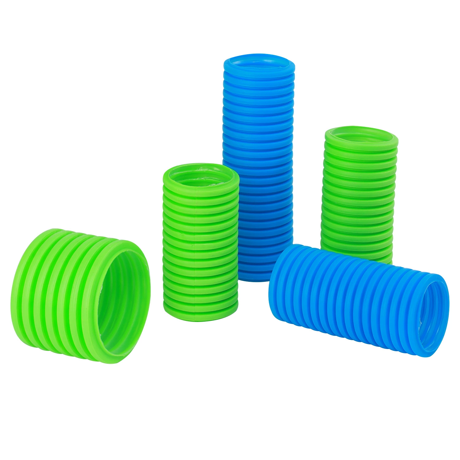 Вентиляционная труба из ПНД для приточной вентиляции, шумопоглощающая, двухслойная, гофрированная, антистатическая, для вытяжных систем и вентиляторов