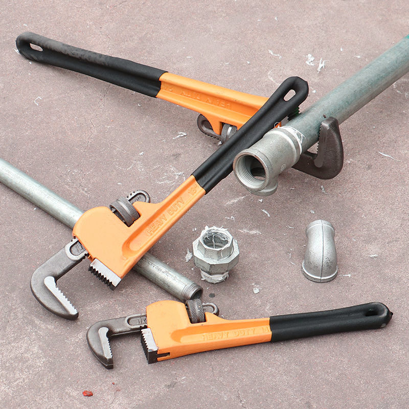 Llaves para tuberías genuinas de varias especificaciones, llave para tuberías de agua de alta resistencia de 24 pulgadas, llave universal grande para tuberías domésticas de 18 pulgadas.