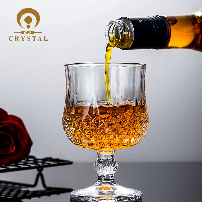 Glass wineglass for whiskey, increased thickness