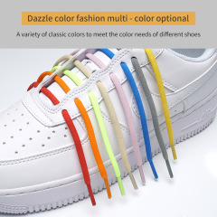 英文圖片Elastic No Tie Shoelaces Lazy Metal Lock Laces Sneak
