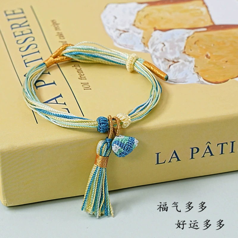 Плетен bracelet для детей, handmade
