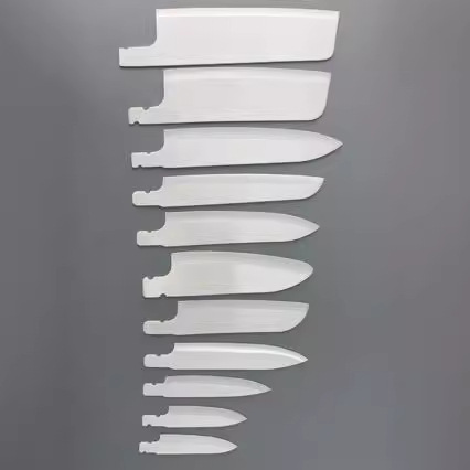 陶瓷刀片生产工厂刀坯精刀片加工可做品牌印制多尺寸系列陶瓷刀具