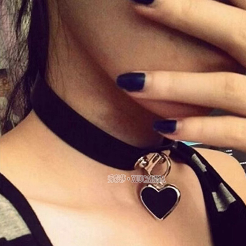 Maid Chain Collar with Traction Rope, Yellow Neck Belt for Couples — detail image 5