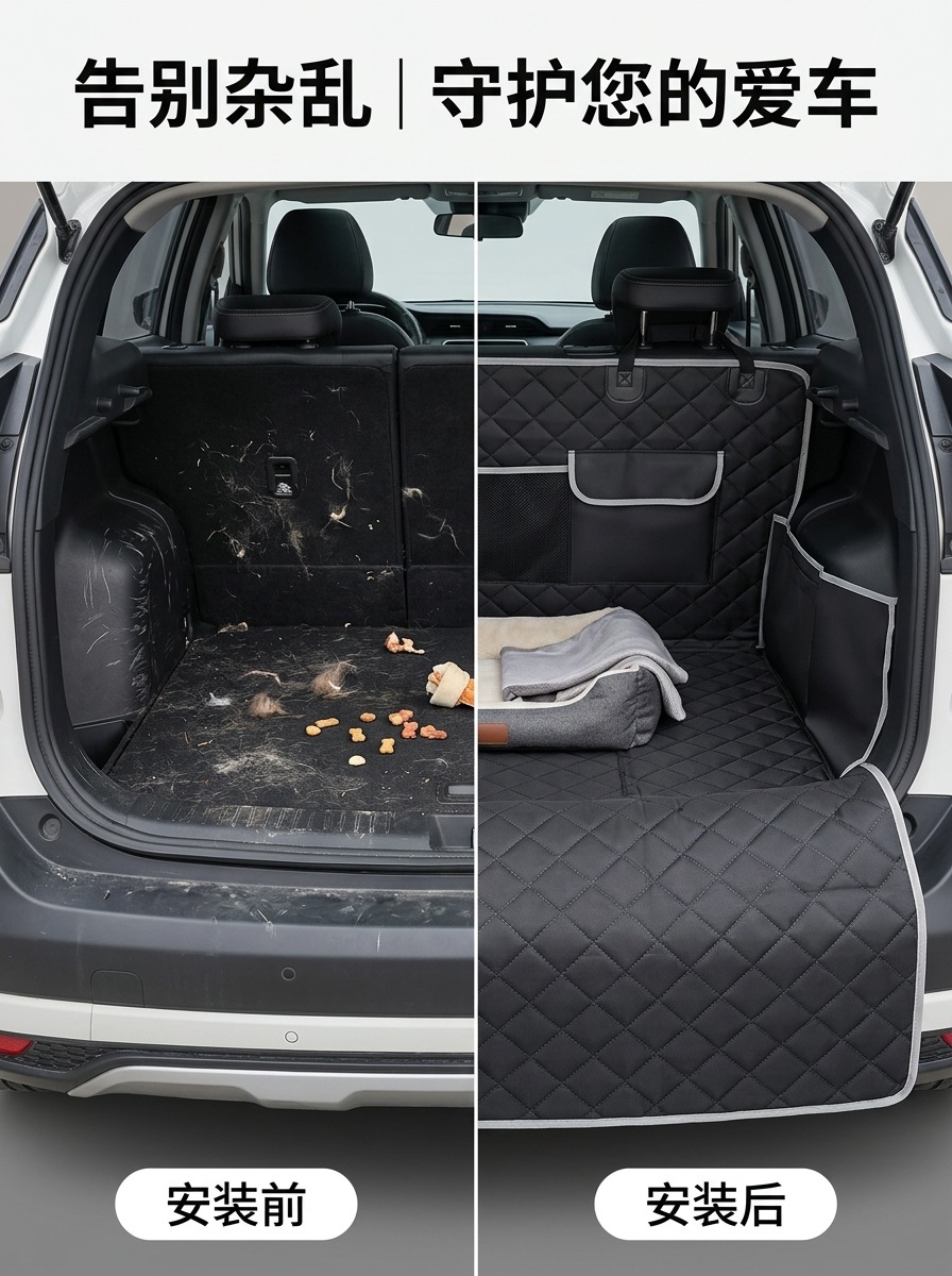 Cross-Border Direct Supply of Car Pet Mats for the Trunk, Portable Storage, Moisture-Proof, Cold-Proof, Dust-Proof, and Dirt-Proof Pet Mats