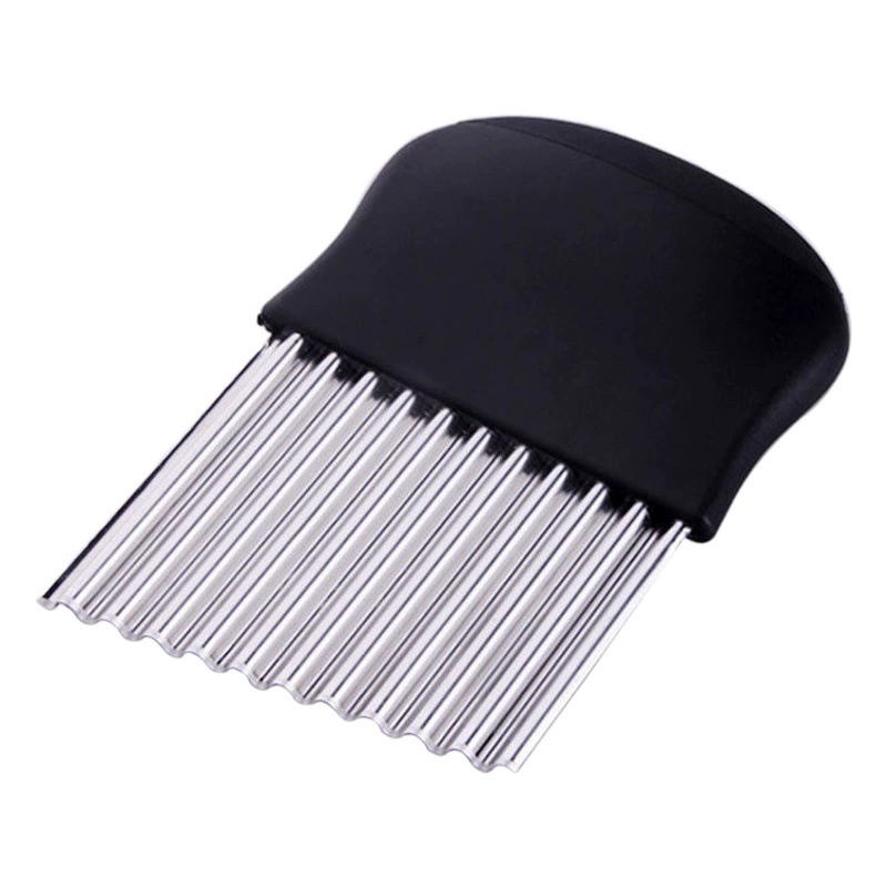 Шип из нержавеющей стали картофельный нож для резки картофеля волновой нож Картофель фри для резки фантазии нож Бытовая гофрированная овощерезка Бог