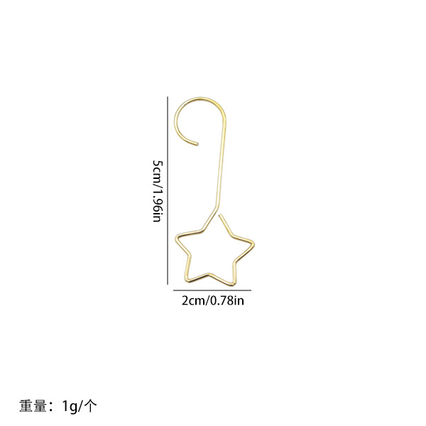 Estrella de oro de cinco puntas