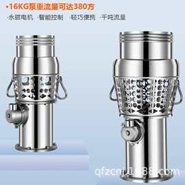 永磁变频潜水泵 8寸超大防洪排涝电机泵 专用海水养殖灌溉抽水泵