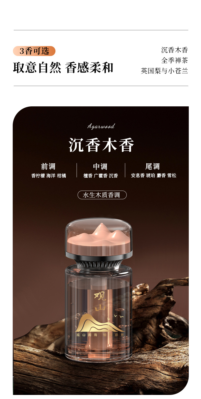 Guanshan Car Aromatherapy Advanced Sense Car Perfume Car Products Lasting Fragrance Without Fire Fragrance Jewelry Ornaments