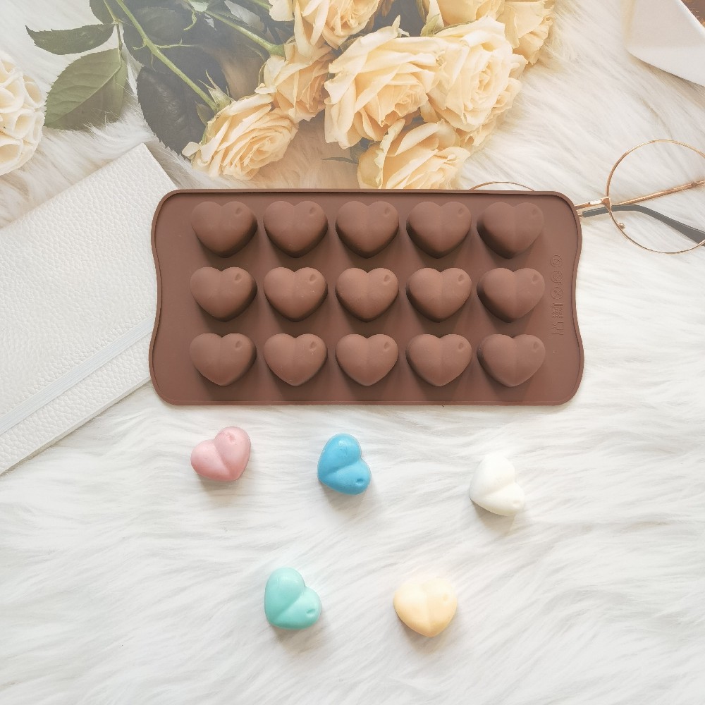 Silicone 15 gotas de lluvia en forma de corazón 229 pasteles horneados galletas molde de pasteles postres herramientas de cocina