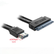 eSATA+USB  D SATA 22  2.5/3.5ӲPBӾ 12 V򌾀