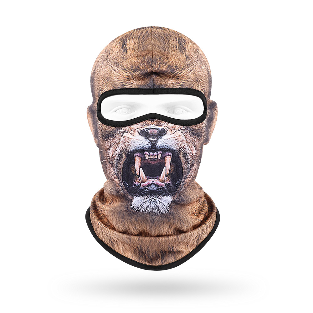 Sudor absorbente máscara transpirable de secado rápido para hombres y mujeres ciclismo al aire libre bicicleta protección solar sombrero lindo mascota sombrero animal bufanda