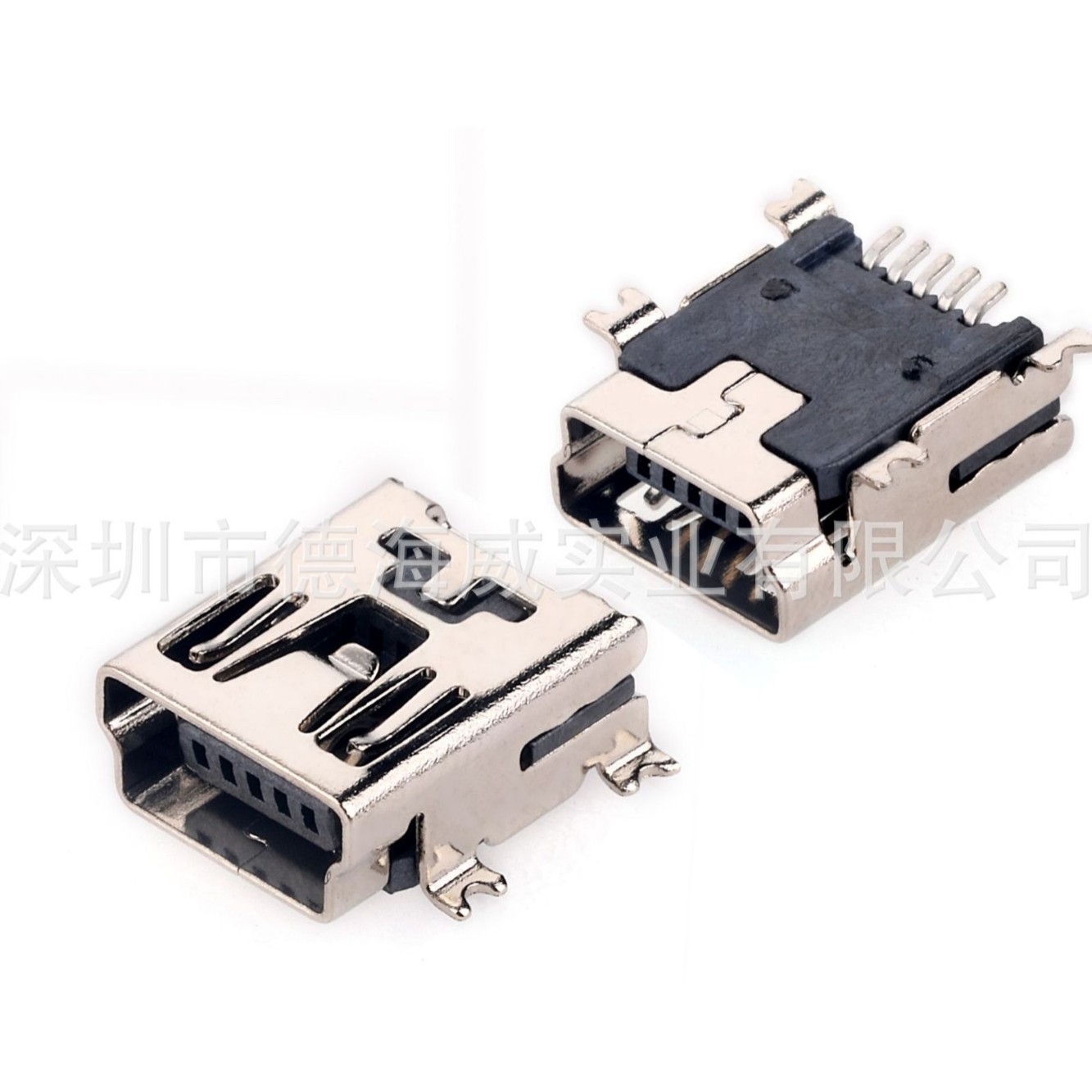 MUP国际品牌-供应各类手机MINI USB 5Pin SMT/DIP连接器MUP-U5003