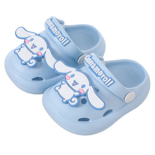 Children's Slippers Summer Girls Baby Croc Shoes Boys Cartoon Beach Two-Wear Korean Anti-Slip Sandals Garden Shoes