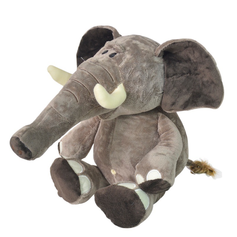 Lindo Animal de la selva elefante de peluche de juguete muñeca grande almohada muñeca del Día del Niño regalo de la actividad al por mayor