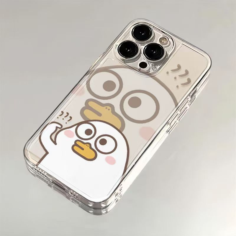 Question: phone case is suitable for cute cartoon transparent soft shell 11ProMax/12/13/14/15_voghion.com