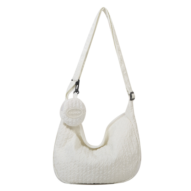 Bolso de mano de moda simple de las mujeres de las axilas de cercanías casual pequeña bolsa 2023 estilo coreano nicho diseño textura bolso de hombro