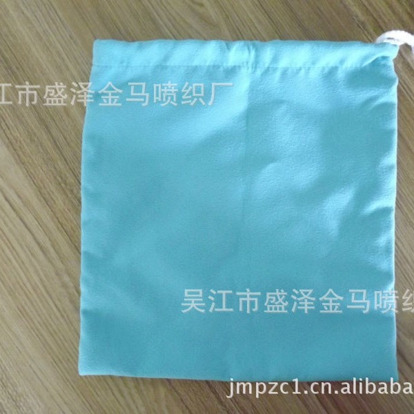 常年出售再生超细纤维双面容绒布袋，双面绒沙滩巾