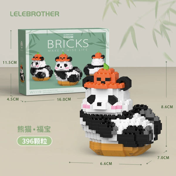 W1119-Fubao Pumpkin Hat 396pc [Color Box Put]