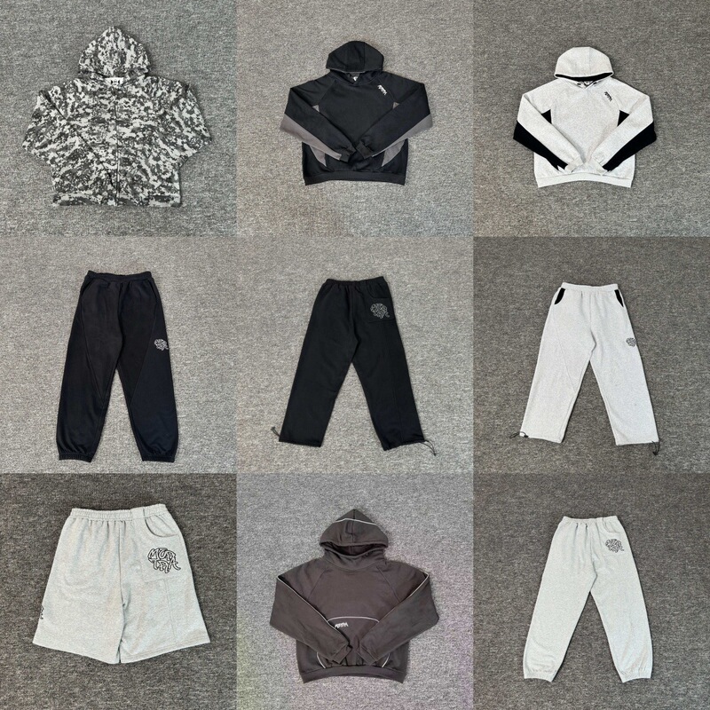 European and American Hot-Selling Mertra Niche Trendy Brand Sweatshirt Embroidered Letter Logo Sweatpants Autumn and Winter Men and Women Couple Suit Trendy