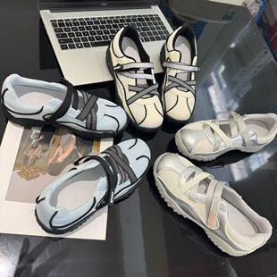 Ballet Style Thick Bottom Mary Jane Sandals for Women 2025 New Arrival Shallow Mouth All-Match Comfortable Breathable Casual sneaker