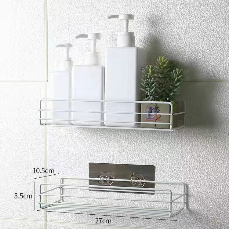 Organizador de pared para baño/inodoro sin perforación, trípode de pared, estante de almacenamiento, buen producto para alquiler