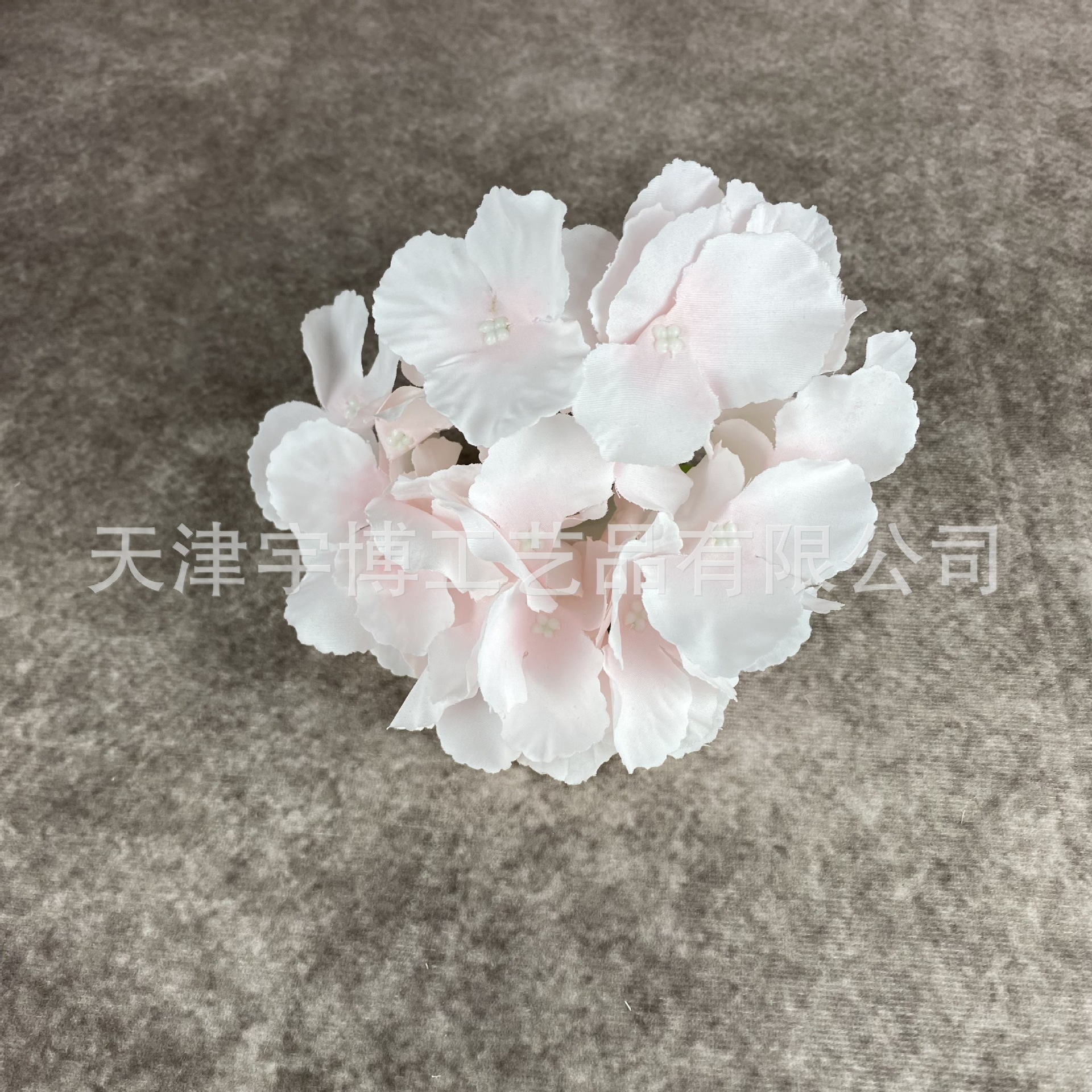 Hortensia de una sola cabeza de boda flor artificial auditorio boda arreglo de flores base hogar Decoración Floral suministro directo de fábrica