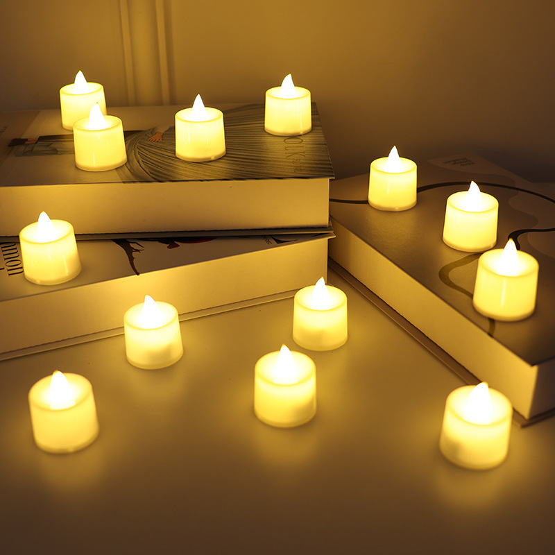 LED electronic candlelight romantic proposal creative decoration…