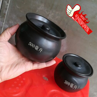 Mini Small Casserole Open Flame High Temperature Resistant Ceramic Clay Pot Soup Water-Proof Stew Pot Baby Porridge Medium High