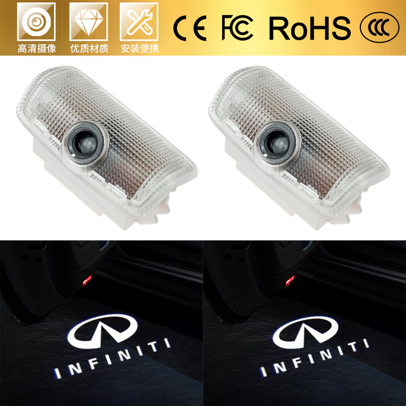 Suitable for Infiniti welcome lamp FX G M EX QX special welcome lamp projection lamp laser door lamp Suitable for Infiniti welcome lamp FX G M EX QX special welcome lamp projection lamp laser door lamp