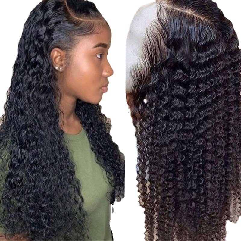Comercio exterior nuevo pequeño cabello ondulado de alta temperatura cabello largo de seda fibra química fabricantes de cabello