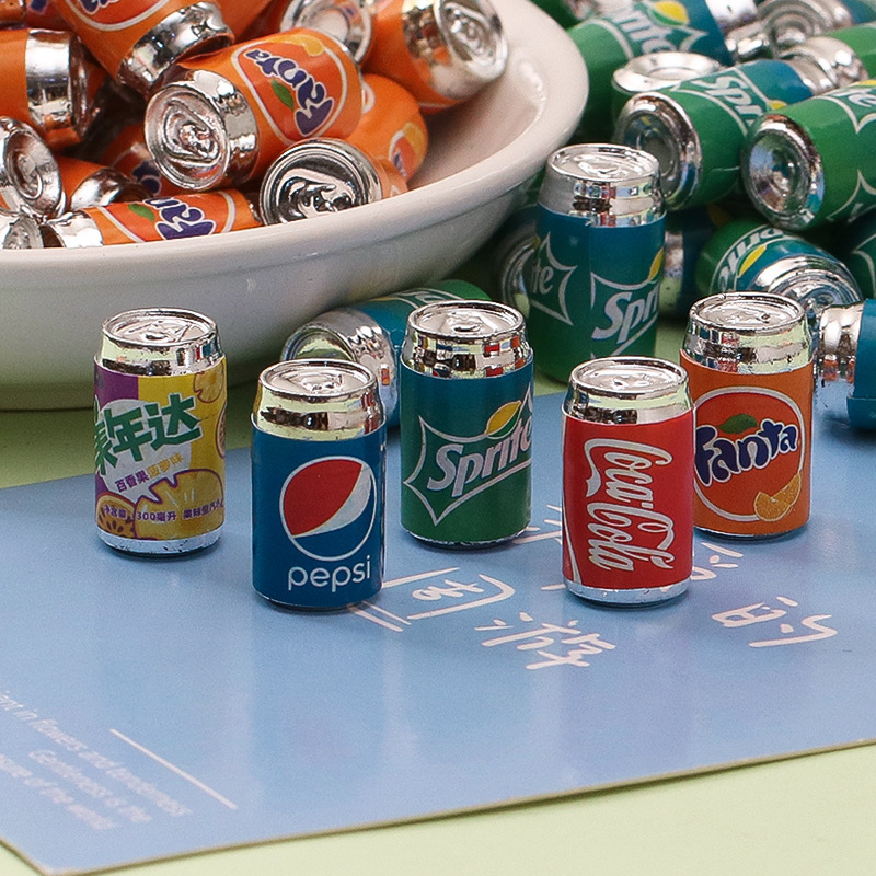 Carbonated beverage cans DIY mini convenience store supermarket cart micro photo props ornaments accessories wholesale Carbonated beverage cans DIY mini convenience store supermarket cart micro photo props ornaments accessories wholesale