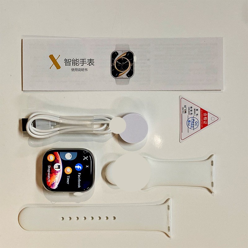 Bluetooth [watch x silver curved screen] blood glucose + baidu navigation + chat gpt [dual collection and payment]