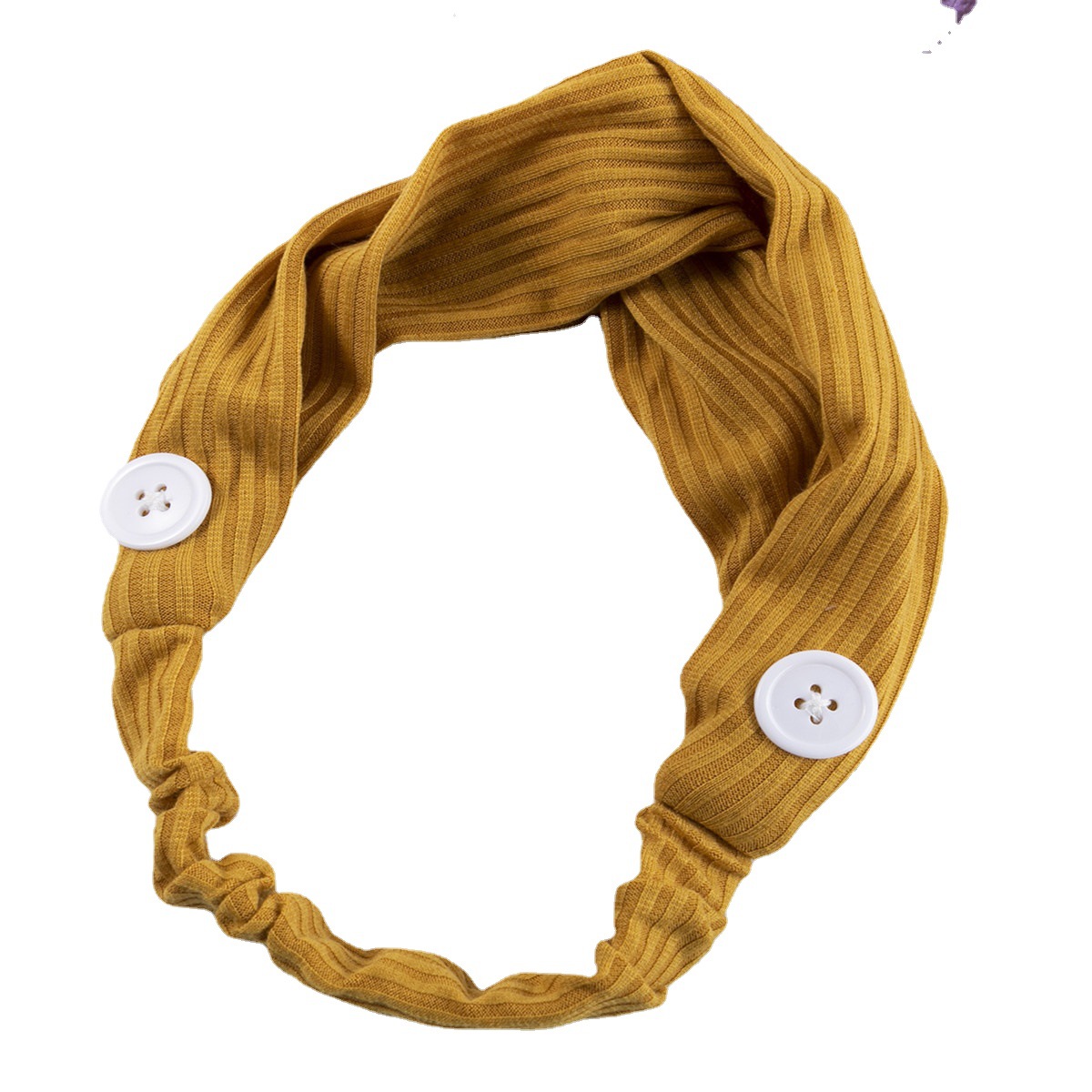 Estilo coreano ins banda de pelo de punto de ala ancha hebilla torcida máscara colgante diadema dulce simple Mori chica estilo lavado de cara diadema cruzada