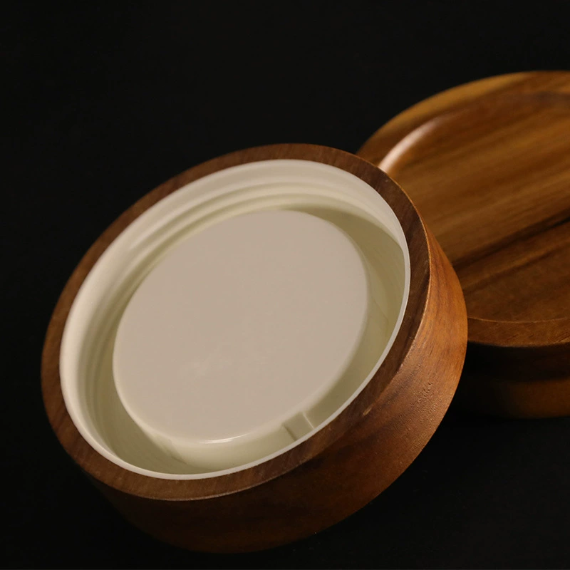 Кухонная стеклянная банка высокого borosilicate с крышкой из акации, хранение зерна, прозрачная банка для хранения пищи
