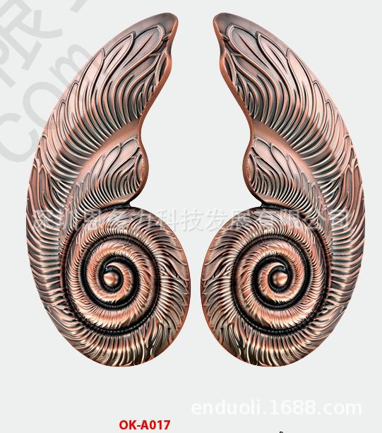 天择 . 欧肯 OK-A017(红古铜)工艺大拉手--实物图