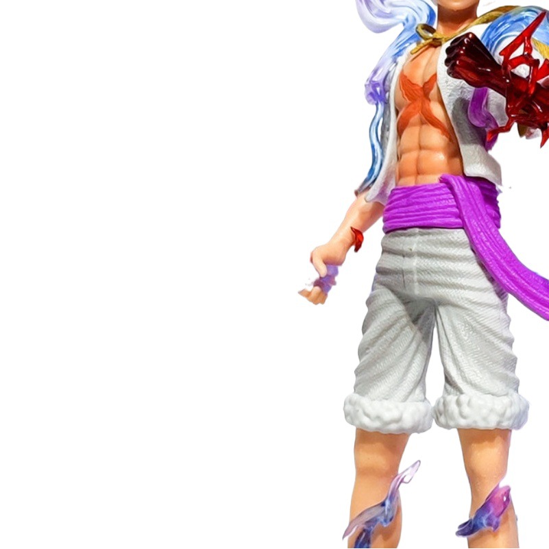 Pirata Nica Lufei postura de pie fruta despertar cinco engranajes sol Dios batalla versión formulario hecho a mano modelo estatua adornos