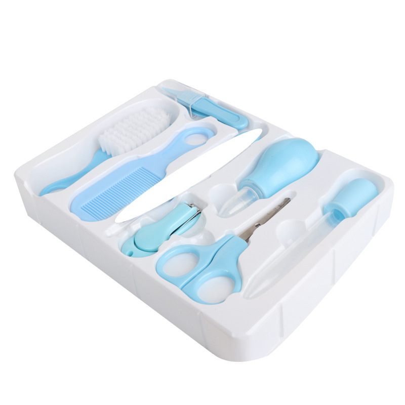 Suministros maternos y infantiles bebé 8 unidades cuidado traje cortauñas traje medicina alimentador nasal aspirador cuidado del bebé traje