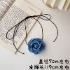 Homemade handmade roses Mostly use strap dark deainer, neck decoration, wrist flower necklace, neck flower