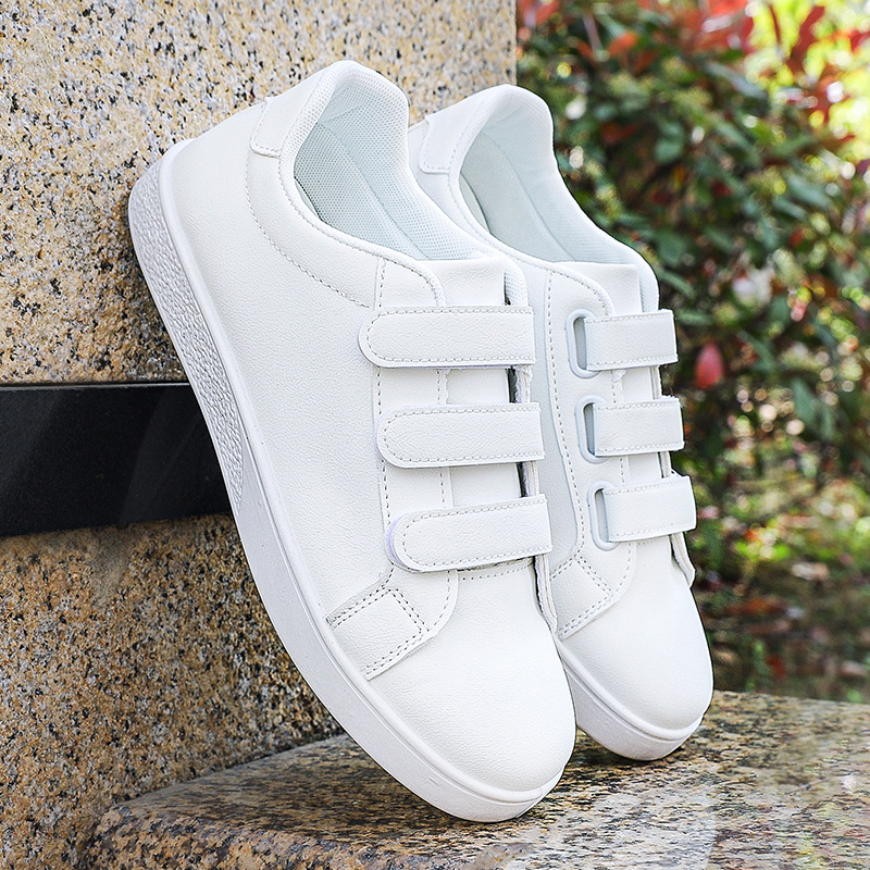 2026 Autumn New White Sneakers for Men, Casual Flat Shoes, Fashionable Versatile Pure White Sports Sneakers