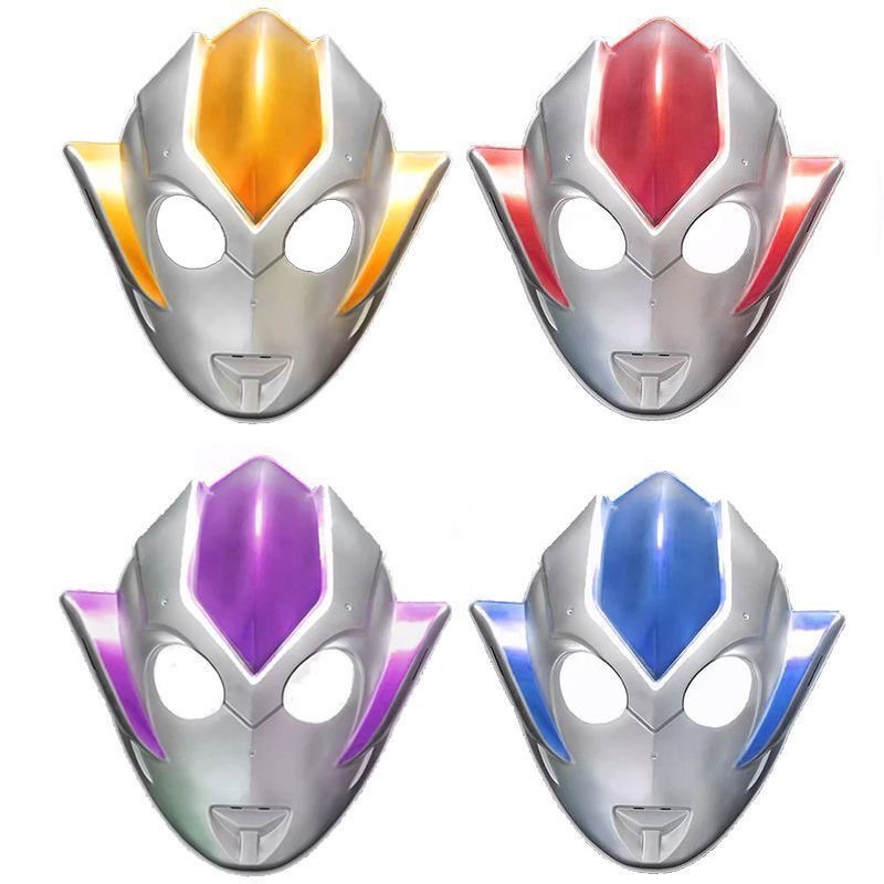 Greecho Otte máscara para niños capa de espada luminosa juegos de rol accesorios juguetes para niños y niñas