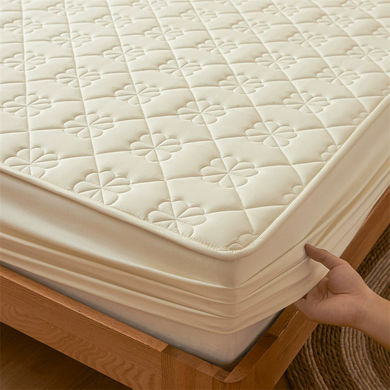 Waterproof quilted sheet, mattress, dustproof protective cover, bedspread, increased thickness