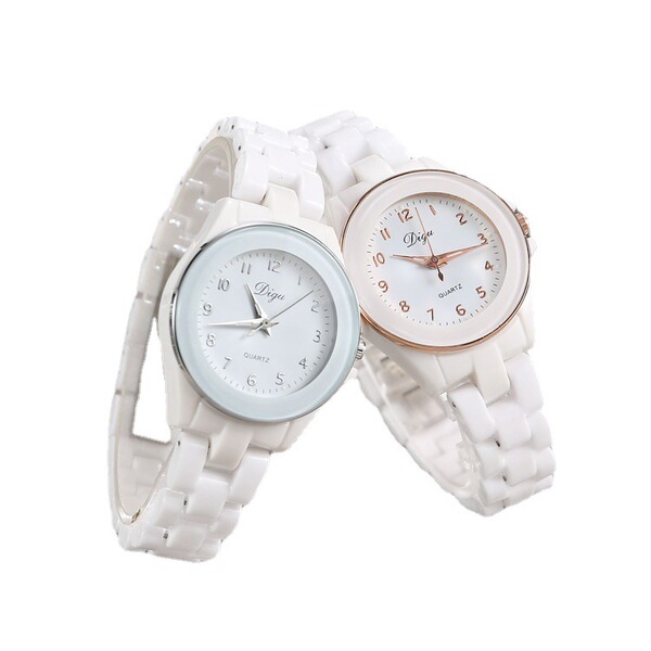 Classic trend fashionable waterproof white quartz women's watch